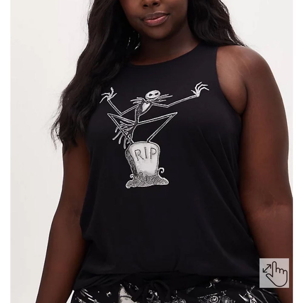 TORRID DISNEY NIGHTMARE BEFORE CHRISTMAS TANK JACK OBO 3X